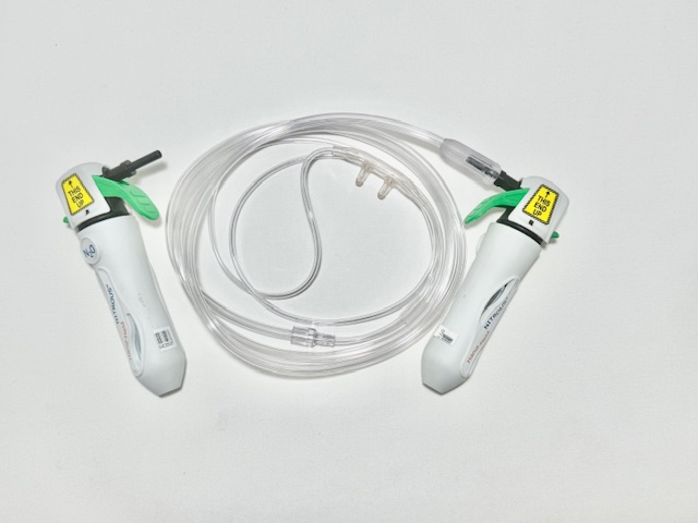 2D-PNC-102: 2 Disposable Pre-Loaded Inhalers + Pediatric Nose Cannula