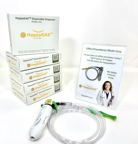 SP5-1D-MP-103: Sample Pack (5) Disposable Dispensers with Mouthpiece | Nitrous Oxide Delivery System